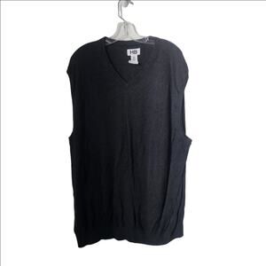 HB Dark Gray Argyle Sweater Vest Size 3XLT